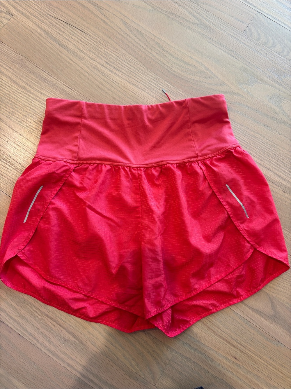 all in motion Red High-Rise Athletic Shorts